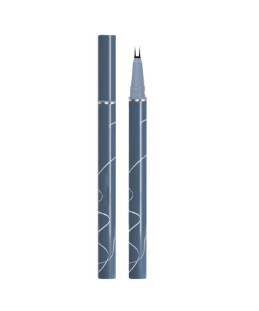 Double Tip Liquid Eyeliner Pencil Lower Eyelash Pencil Waterproof Two-claw Bottom Lashes Pencil Long Lasting Fine Nib Eye Makeup Supplies Double Precision Tips Liquid Eyeliner Tea Brown