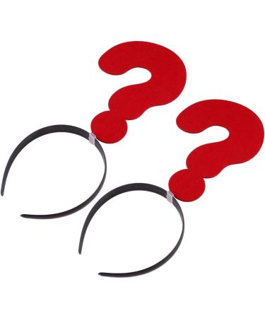 Amosfun 2Pcs Question Mark Headband - Fun Holiday Party Photo Booth Hair Hoops & Costume Accessories - Buy Online on GoSupps.com