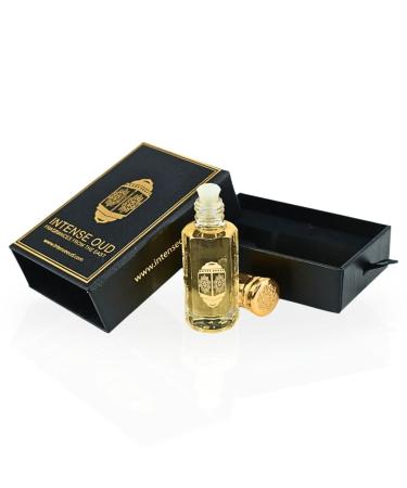 INTENSE OUD Attar Majmu Perfume Oil 12ML (0.40 OZ) With Black Gift Box Elegant Florals With Warm Amber Creamy Sandalwood & Musk. - Buy Online on GoSupps.com