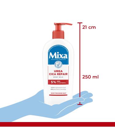 Mixa Body Milk for Very Dry Skin - Regenerating Lotion with Urea & Panthenol | Cica Repair 250ml (4 Pack) - International Shipping Available - Buy Online on GoSupps.com