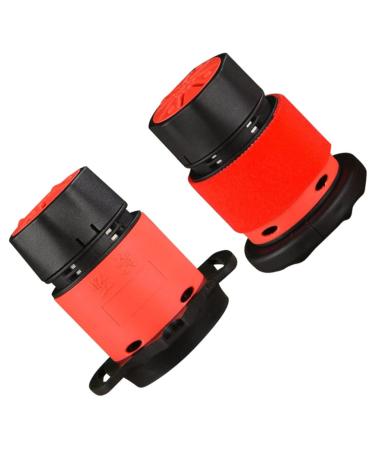 Frcolor 2st hanging moxibusion pot Chinese massage device Gusha pots wellness gifts healthy gifts tool moxa massage pot Moxa gel burner wooden moxibusization device china medium red