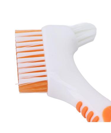 Zetiling Denture Brush Set - Dual Head Toothbrush for Complete & Partial Dentures | Effective Denture Cleaning Tools - Buy Online on GoSupps.com