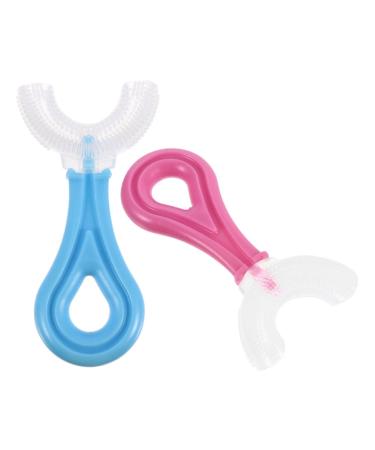 Healvian 4 mouth bound toothbrush you tap toothbrush children toothbrush made of silicone children's toothbrush toothbrush for children automatic children's toothbrush dental stick animal baby