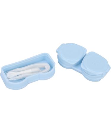 Portable Dustproof Contact Lens Container Set with Tweezer & Pencil Remover - Ideal Storage for Home & Gifts (Blue) - Buy Online on GoSupps.com