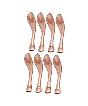 Beavorty 2 Sets Facial Spoons Eye Makeup Applicator Cosmetics Supplies Smooth Facial Spoons 4Pcs*2