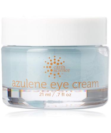 Earth Science Azulene Eye Cream fights dark circles  wrinkles  puffiness   with bilberry  melon & honeysuckle  0.7 oz.