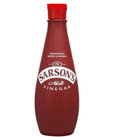 Sarson's Malt Vinegar - Plastic Bottle 300ml (Pack of 6) - Buy Online on GoSupps.com