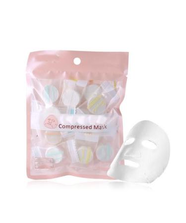 3 Sets(60 pieces) Enlarged Compressed Mask Skin Care Compressed Mask Paper Makeup Beauty Easy DIY for Women and Girls (White)