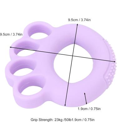 4 Finger Holes Grip Exerciser Hand Grip Strengthener Hand Recovery Exerciser for Relieve Hand Cramps Hand Rehabilitation Equipment for Athletes Patients 50LB - Buy Online on GoSupps.com