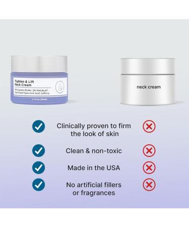 LXCJZY 2024 New Pure Tighten & Lift Neck Cream Tighten And Lift Neck Cream for Face Neck Firming Cream Tightening Lifting Sagging Skin For Face Neck (1pcs) - Buy Online on GoSupps.com