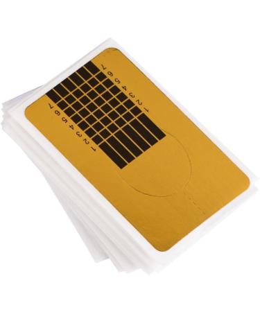 50Pcs/Set Nail Art Tip Acrylic UV Gel Extension Guide Form Sticker Manicure Nail Form Guide Stickers for Acrylic Nail Art Tips Gel Nail Polish Extensions - Buy Online on GoSupps.com