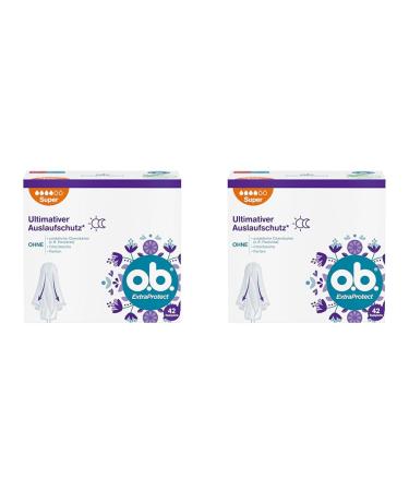 if.Extraprotect great tampons for strong days with Dynamic Fit technology & extra protection wings for ultimate outlet protection* (1 x 42 pieces) (pack with 2) 42 pieces (pack with 2)