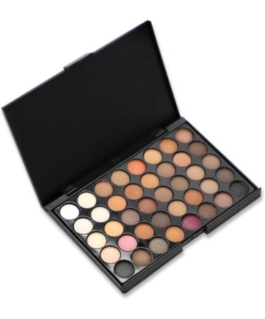 FOMIYES 2pcs 40 Pearly Cosmetic Matte Girls Multicolor Pallet for Shadow Makeup Lustre Eyeshadow Colors 1 count (Pack of 1) As Shownx2pcs - Buy Online on GoSupps.com