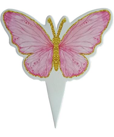 SAMOKA Butterfly Cupcake Toppers 24 PCS Colorful Butterfly Cupcake Picks Decoration for Girls Butterfly Party Theme Wedding Anniversary Kids Birthday Party Supplies Butterfly 2 - Buy Online on GoSupps.com