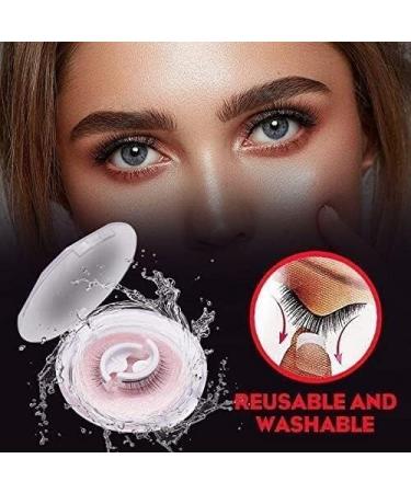 Buy 2 Pairs/3Pcs Self-Adhesive Eyelashes | Reusable Waterproof Lashes Long Natural & Thick - International Shipping Available - Buy Online on GoSupps.com