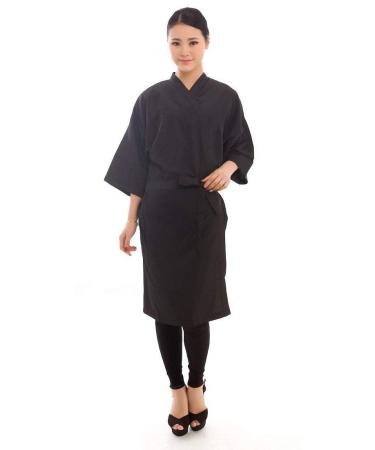 Salon Client Gown Robes Cape, Hair Salon Smock for Clients- Kimono Style Large (Pack of 1)
