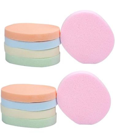 dijiusidy 10 Pieces Color Random Face Washing Sponge Discs Assortment Portable Makeup Cosmetic Pad Assorted Kit Cleaning Tool - Buy Online on GoSupps.com