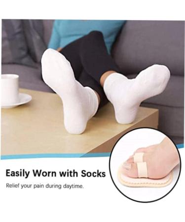 Bunion Corrector Toe Separator - Adjustable Three Hole Design for Hammer Claw and Crooked Toes - Includes Foot Alignment Socks - Buy Online on GoSupps.com