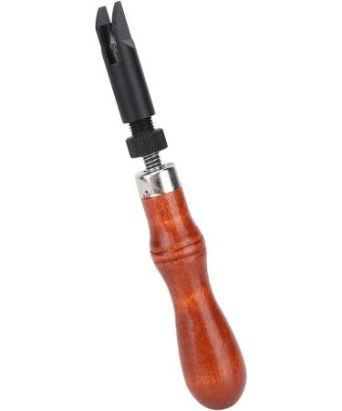 GLOGLOW Leather V Shape Groover Tool - Premium Leather Processing Groover with Wood Handle for Crafting Slotting & Precision Cuts - Ideal for Leatherwork - Buy Online on GoSupps.com