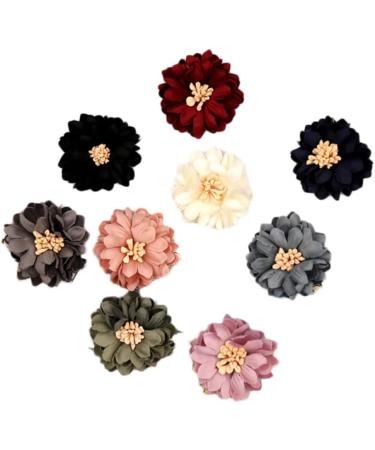 Zerodeko 40 Pcs Decor Gold Fruit Bowl Floral Patches Simulated Flower Patches Flowers on Accessories Manual Olive Greenx2pcs 4X4x2pcs - Buy Online on GoSupps.com