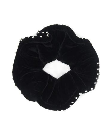 SUSULU 9pcs Velvet Hair Scrunchies with Rhinestone Detail - Elastic Hair Ties for Women - Buy Online on GoSupps.com