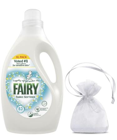 Fairy Original Fabric Softener 83washes 2.905L Fabric Conditioner Huggably Soft for Sensitive Skin 1Pk + Our Gift for You: Organza Bag Size: 9x7x0.1cm - Buy Online on GoSupps.com