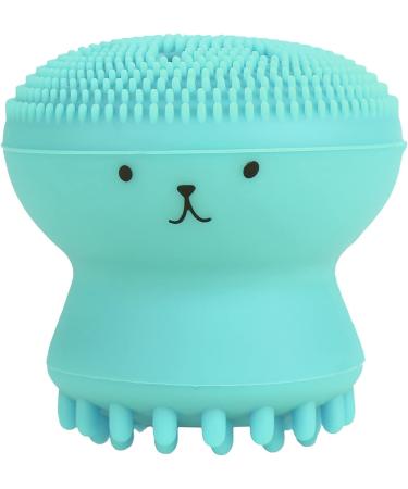 Facial Cleansing Brush Cute Cleansing Brush Facial Brush Soft Facial Brush for Travel Use Home Use for Daily Removal (Green) - Buy Online on GoSupps.com