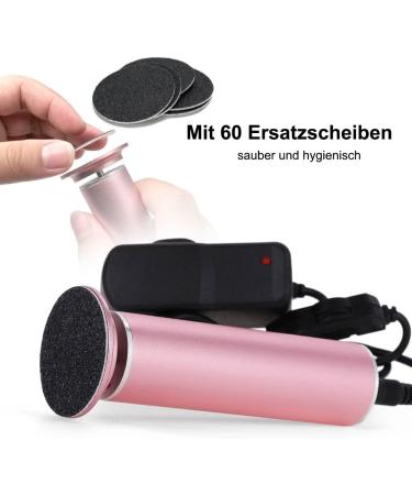 FCR-1 Pink Electric Cornel Remover - Adjustable Speed Callus & Foot Care | Fast 60s Grinding Paper Replacement - Buy Online on GoSupps.com