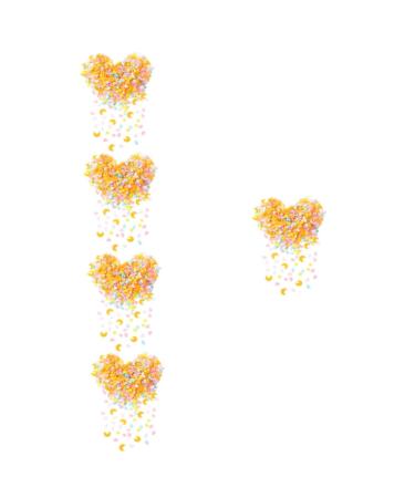 POPETPOP 5pcs 1 Nail Art Polymer Clay Nail Polymer Slices Nail Polish Stickers Nail Jewelry Vase Decor Candy Decor Nail Art Supplies Manicure Polymer Slices Crafts Flash