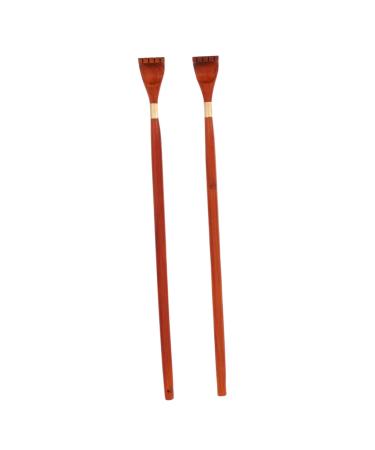 Beavorty 2st back scraps skin itching stick household appliances Giteer Safe actually tool back scratch made of wood with long handle back scratch for adults solid wood massage device