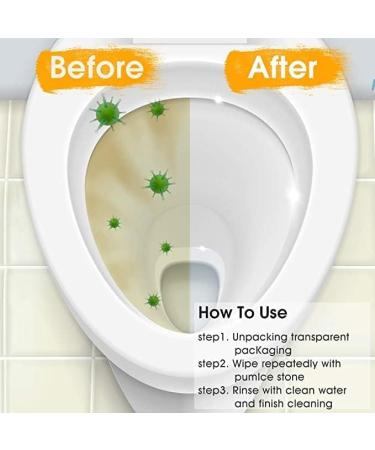 4-Piece Pumice Stone Toilet Cleaning Set - Effortless Toilet & Grill Cleaning with Handle - Buy Online on GoSupps.com