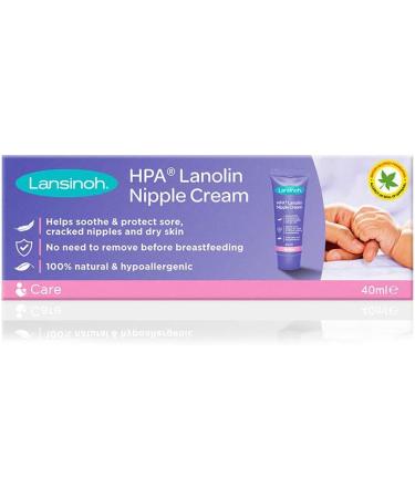 Lansinoh HPA Lanolin Cream 40ml - Soothes and Protects Sore Nipples - Buy Online on GoSupps.com