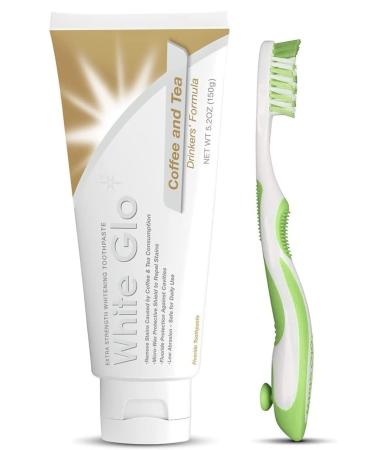 White Glo Extra Strength Whitening Toothpaste for Coffee & Tea Drinkers - 150g | Buy Internationally - Buy Online on GoSupps.com