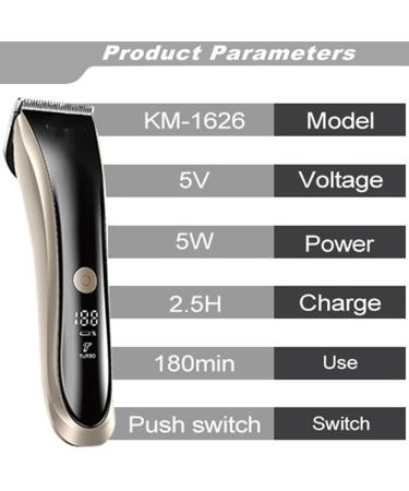 Buy Washable Hair Clippers for Men - Adjustable 2 Motor Speed Electric Hair Trimmer for Beard & Body - Rechargeable Haircut Grooming Kit - Buy Online on GoSupps.com
