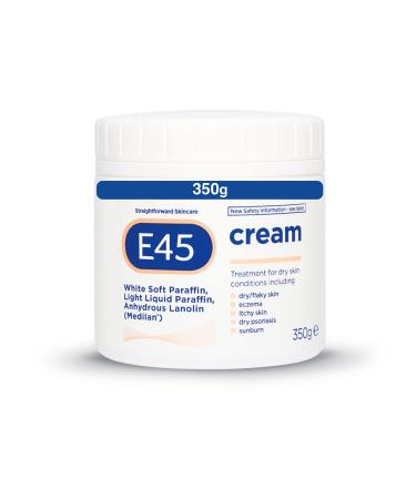 E45 Dermatological Cream Treatment for Dry Skin Conditions (350g) 12 Ounce (Pack of 1)