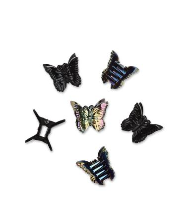 Scunci Glamoween Claw Hair Clips - Butterfly Design Halloween Theme (Black, 6 Pieces) - Buy Online on GoSupps.com
