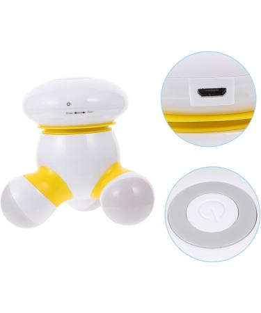 TOVINANNA 1 Piece Yellow Body Massager | 9.5x9.5cm Massage Instrument for Pain Relief | Shop Internationally - Buy Online on GoSupps.com