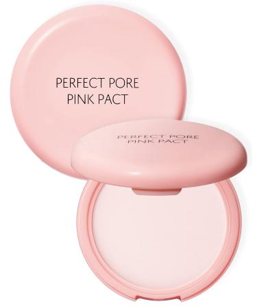 the SAEM Saemmul Perfect Pore Pink Pact - Tone Up Makeup Finishing Pressed Powder for Sebum Control and Pore Minimization, For Fair to Bright Skin Tone, with Calamine, Setting Powder, Clumps Free 12g