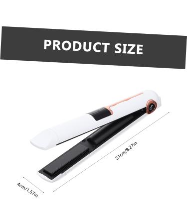 Baluue Curling Iron Mini Hair Crimper Travel Hair Straightener Professional Styling Tools Abs White 21X4X3.5CM White - Buy Online on GoSupps.com