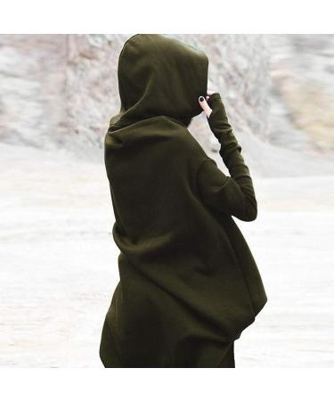 Bigfanshu in Women's Clothing Hooded Sweatshirt Long Sleeve Hoodies Ladies Jumper Dress Oversized Green - Buy Online on GoSupps.com