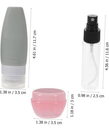 BIUDECO Shampoo Travel Container 1 Set Silica Gel Bottle Travel Set Skin Care Products Set Cosmetic Pp Travel Containers - Buy Online on GoSupps.com