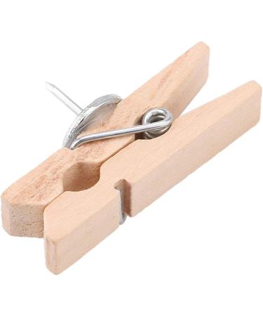 Glomora 50pcs Natural Wooden Clips | Durable 35x7mm Craft Clips for Photos & Clothing Decoration - Shop Internationally - Buy Online on GoSupps.com