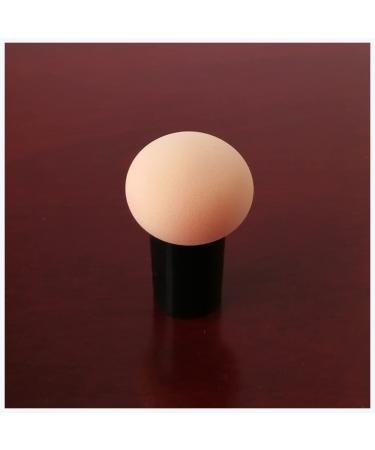 Makeup Sponge Non-latex Makeup Sponge Mushroom Head Powder Liquid Foundation Puff Dry & Wet Multi- function Cosmetic Tool Tamp Storage Box Makeup Sponge Holder(Skin no cap)