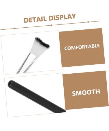 Beavorty Fish Tail Brush Blush Brush Highlighter Brush Highlighters Nose Contour Brushes Makeup Tool Simple Shaped Makeup Brush Powder Brush Makeup Brush for Nose Women Makeup Brushes 18.50X1.00X1.00CM Black - Buy Online on GoSupps.com