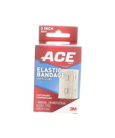 Ace Bandage w/EZ Clips3"x 5.3ft