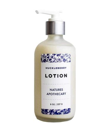 NATURE'S APOTHECARY Luxury Huckleberry Lotion For Dry Skin | Silky Nourished & Hydrated Skin | Hypoallergenic All-Natural Plant-Derived Made in USA by DAYSPA Body Basics 8 Fl Oz (Pack of 1)