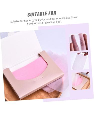 Housoutil 3 Oil-Absorbing Paper Scented Oil Absorbing Papers Facial Oil Wipes Face Oil Tissue Safe Oil Absorbing Paper Papertowel Skin Friendly Paper Facial Tissue Pink - Buy Online on GoSupps.com