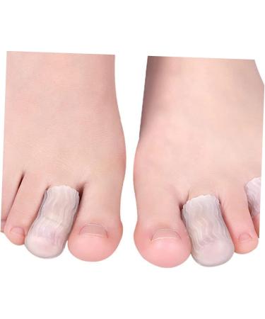 4 Pairs Healvian Toe Protectors & Sleeves - White Open Toe Tubes for Hammer Toes - Sports Set with Gel Protective Agent - Buy Online on GoSupps.com