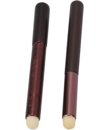 Blurred Lip Lines Easy Cleaning Dual Use Artificial Fiber High-Density Professional Lip Concealer Brush Item Type: Round Tip Lipstick Smudge Brush Material: Artificial Fiber - Buy Online on GoSupps.com