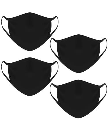 Contraband Sports 13019 Sport Face Cover / Sport Mask - Nylon/Spandex Washable & Breathable - 6 Colors - (SOLD AS A SET) Black 4pk 4 Count (Pack of 1)